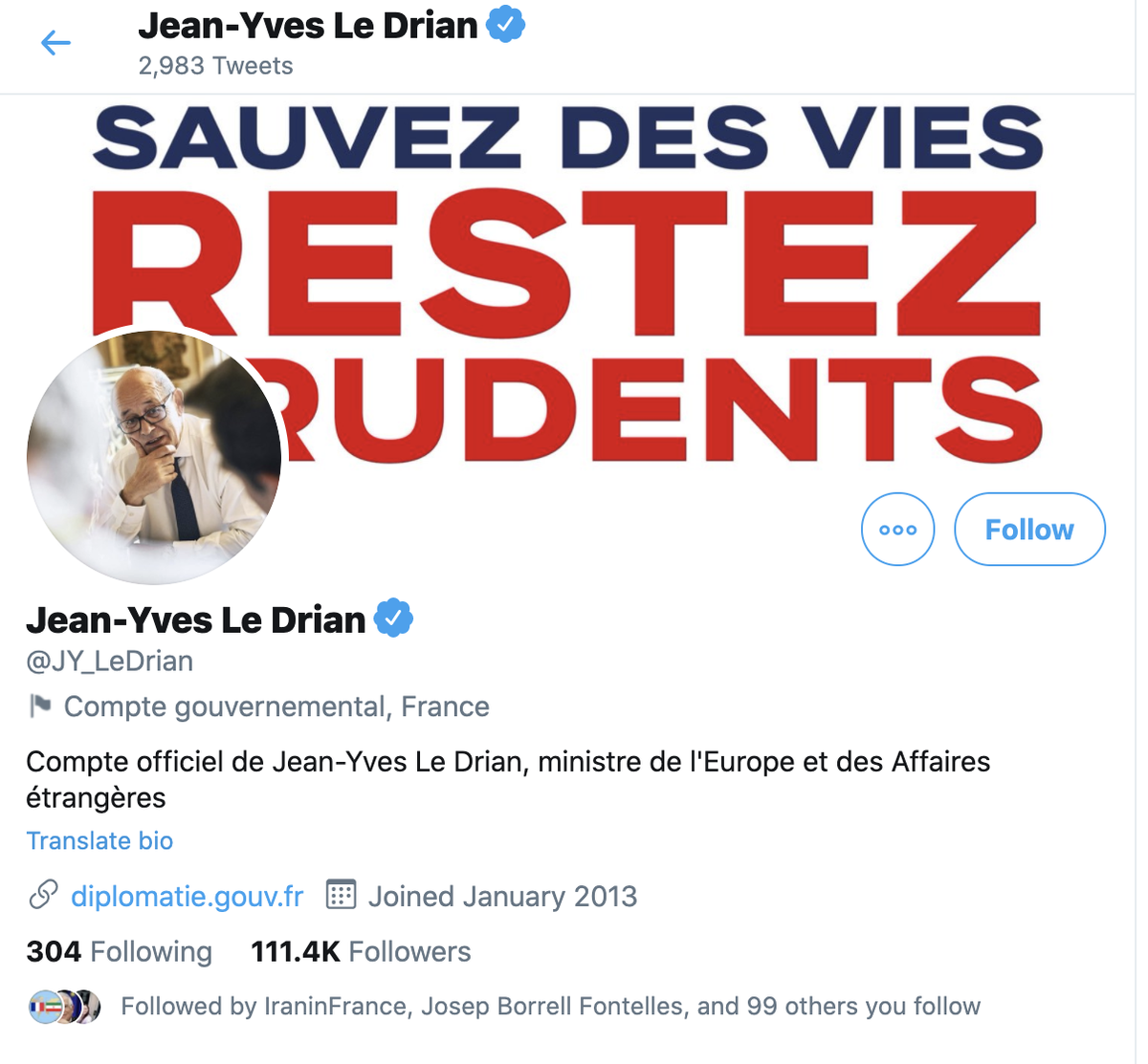 Same issue here with French government accounts. President Macron's personal account  @EmmanuelMacron has not been labelled. But  @Elysee, foreign minister  @JY_LeDrian and prime minister  @JeanCASTEX have all been labelled