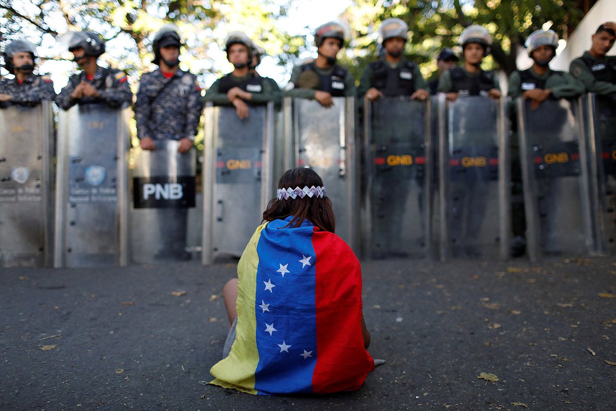 TW// Violence and murders Protests of 2014 and on: when Chavez died (fuck yes) Nicolas Maduro, A DICTATOR, took over the presidency making Venezuela ten times worse than when Chavez was alive. In 2014, tired of the dictatorship, the people took over the streets for months +