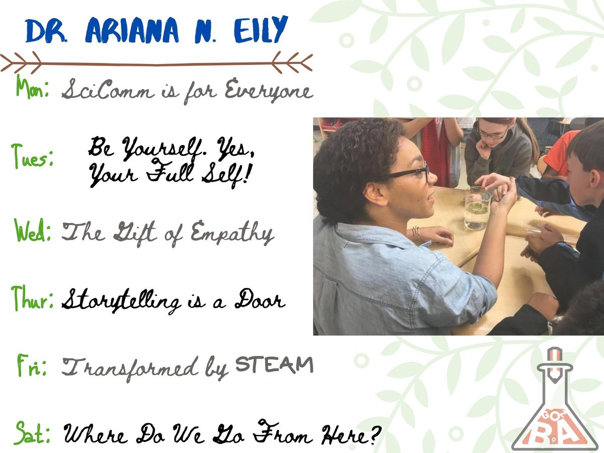 Ariana Eily, PhD (@ari_eily) on Twitter photo Round 1 of orientation done! While I am stoked for my new job <a href="/NCSSM/">North Carolina School of Science & Mathematics</a>, Iâm also excited to be hosting <a href="/iamscicomm/">@IAmSciComm - On a Break!</a> next week from aug 10-15! Tune in to chat about the âhuman side of scienceâ as one of my students rightly calls it. #scicomm #sciart #DiversityandInclusion Round 1 of orientation done! While I am stoked for my new job <a href="/NCSSM/">North Carolina School of Science & Mathematics</a>, Iâm also excited to be hosting <a href="/iamscicomm/">@IAmSciComm - On a Break!</a> next week from aug 10-15! Tune in to chat about the âhuman side of scienceâ as one of my students rightly calls it. #scicomm #sciart #DiversityandInclusion