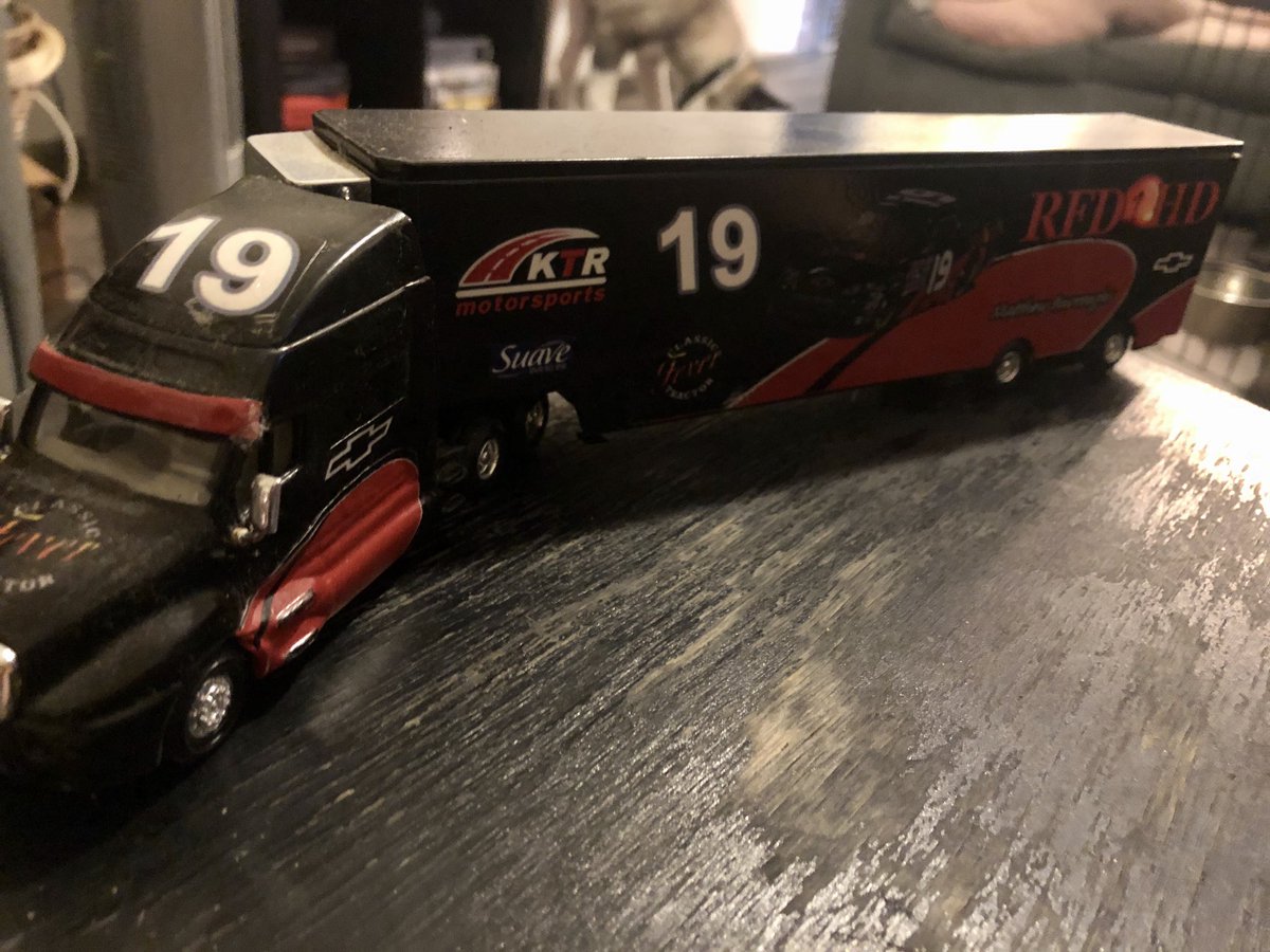 And finally the hauler for the Cup Car