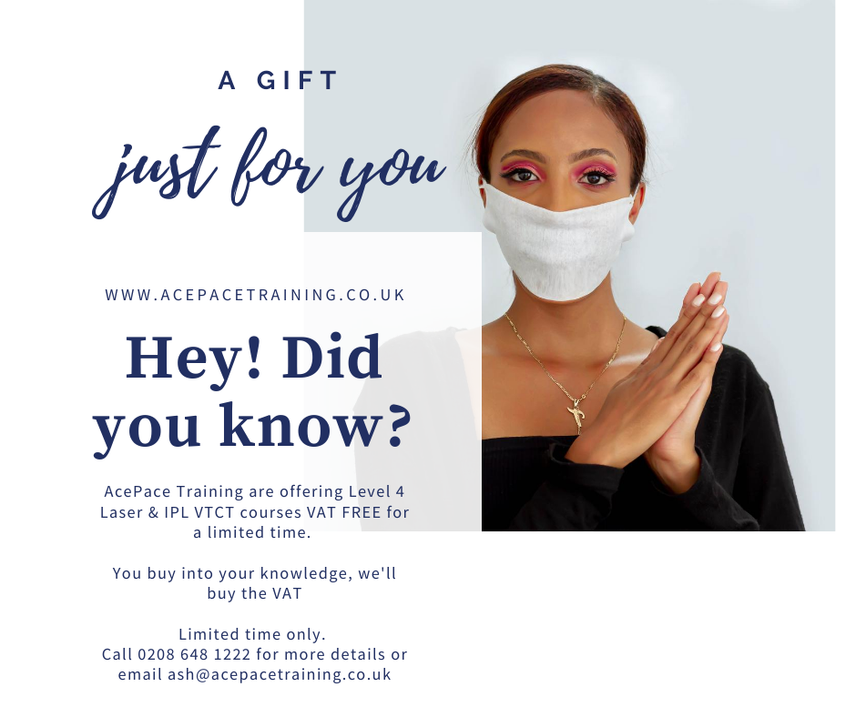 AcepaceTraining's tweet photo. Thinking of becoming qualified in Laser and IPL? 
Do you have a Level 3 qualification in the beauty, healthcare or dentistry industry?

AcePace Training is offering flexible online webinars to professionals who are looking to challenge themselves today! https://t.co/e3oVnfCHpi