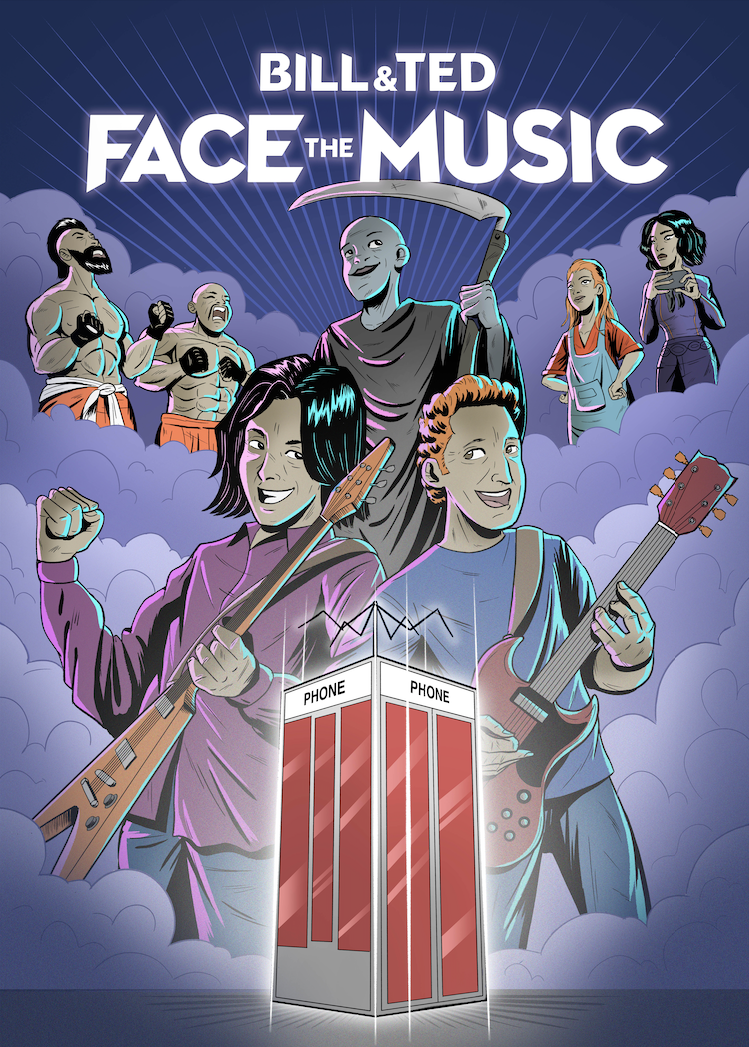 BillandTed3's tweet photo. EXCELLENT! 🎸⚡️ Behold the 5 outstanding winners of the @Talenthouse Fan Art Contest, hand-chosen by Keanu Reeves and Alex @Winter! Congrats to @cslaterdesign, @xMDeF, Nikhil Ollukaren. https://t.co/qN6FH0BCt1