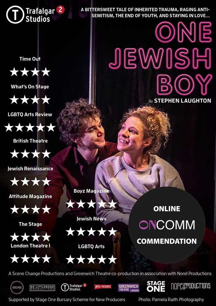 SarahMeadows1's tweet photo. We won! #OffWestEndAwards #OneJewishBoy https://t.co/0nLyjlVdVU