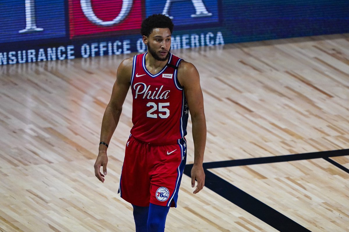 Ben Simmons suffered a subluxation (partial dislocation) of the left knee cap