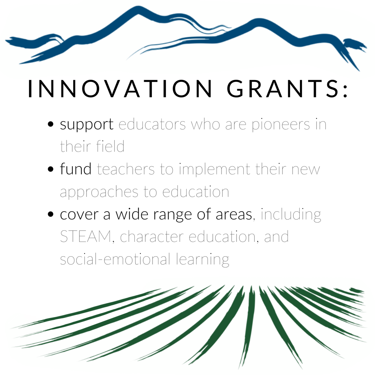 What do we do to support education in the Goleta Valley? One of our main initiatives is Innovation Grants. By providing the financial means for educators to pursue new ideas, we aim to directly impact students in our community.