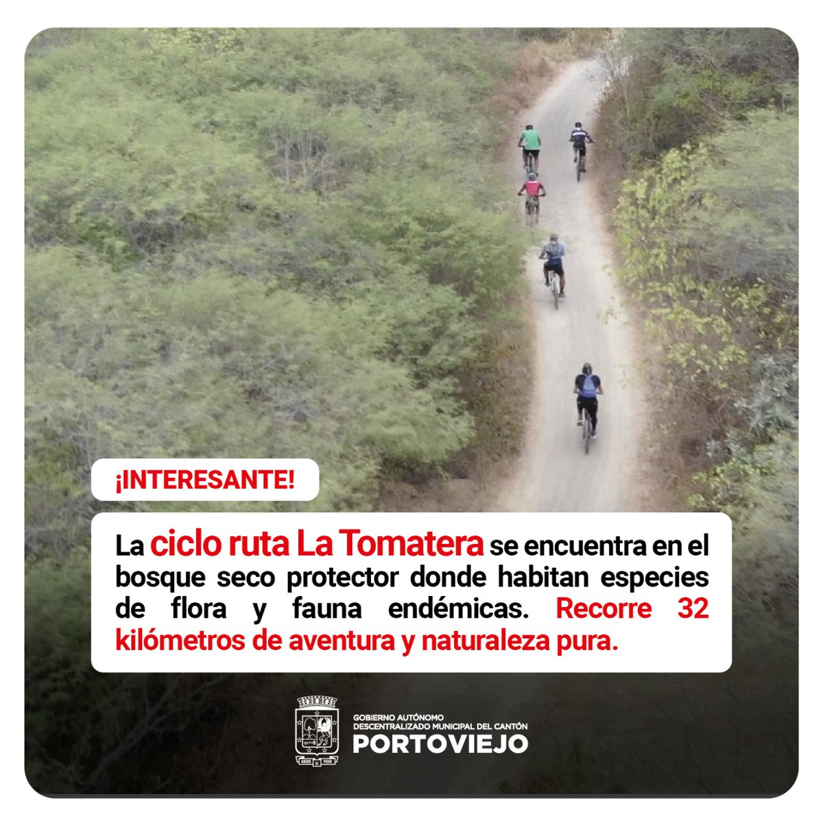 PortoviejoGAD's tweet photo. Casanova: “La Tomatera será conservado como bosque y punto de encuentro deportivo y familiar de los portovejenses” https://t.co/P25YOuqKxz https://t.co/sIUToKTj35