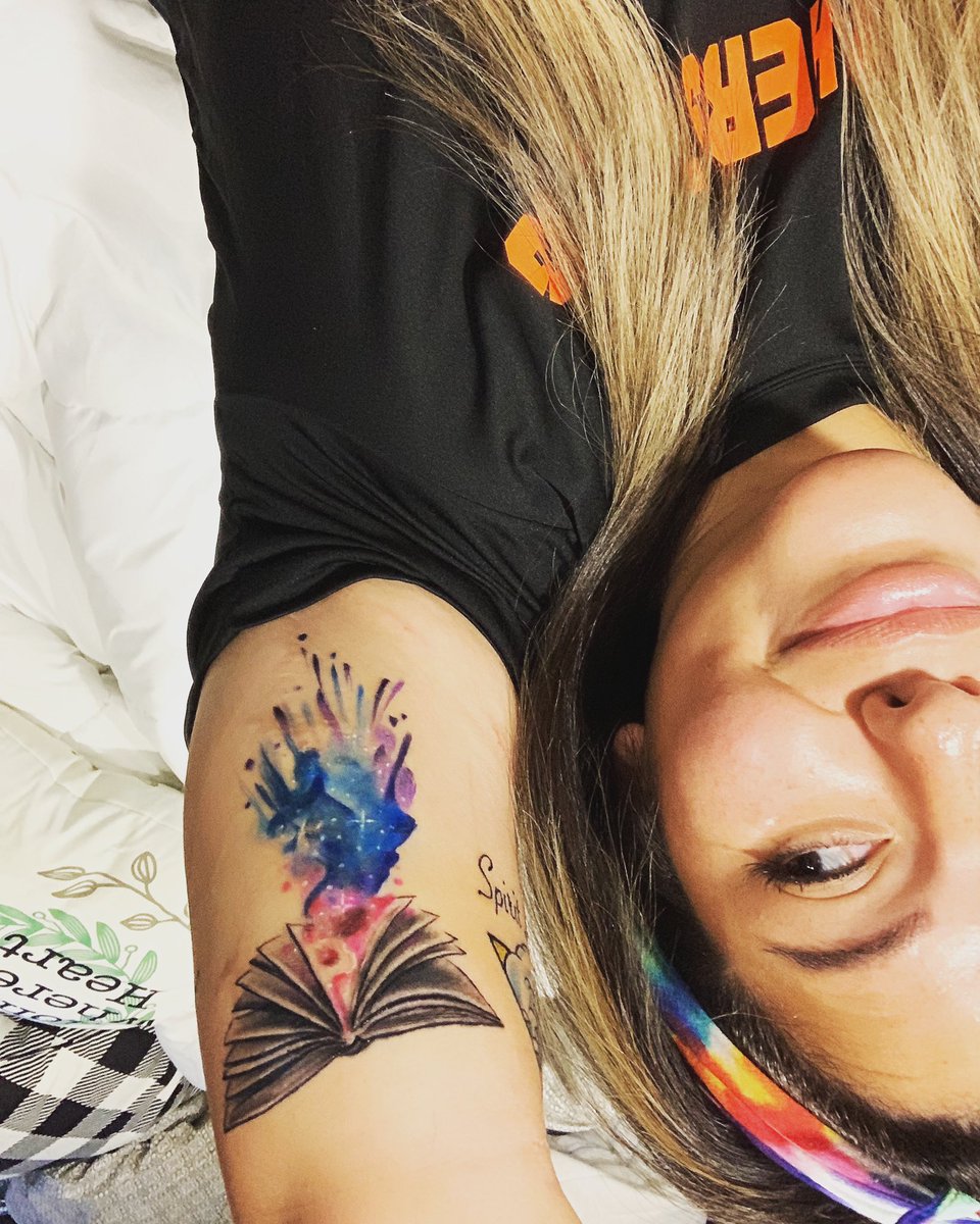 I can see it already: 
A student complains about reading. “Is it really that important!?” I point to the tattoo. We nod our heads. The discussion is over. 😌📚💖