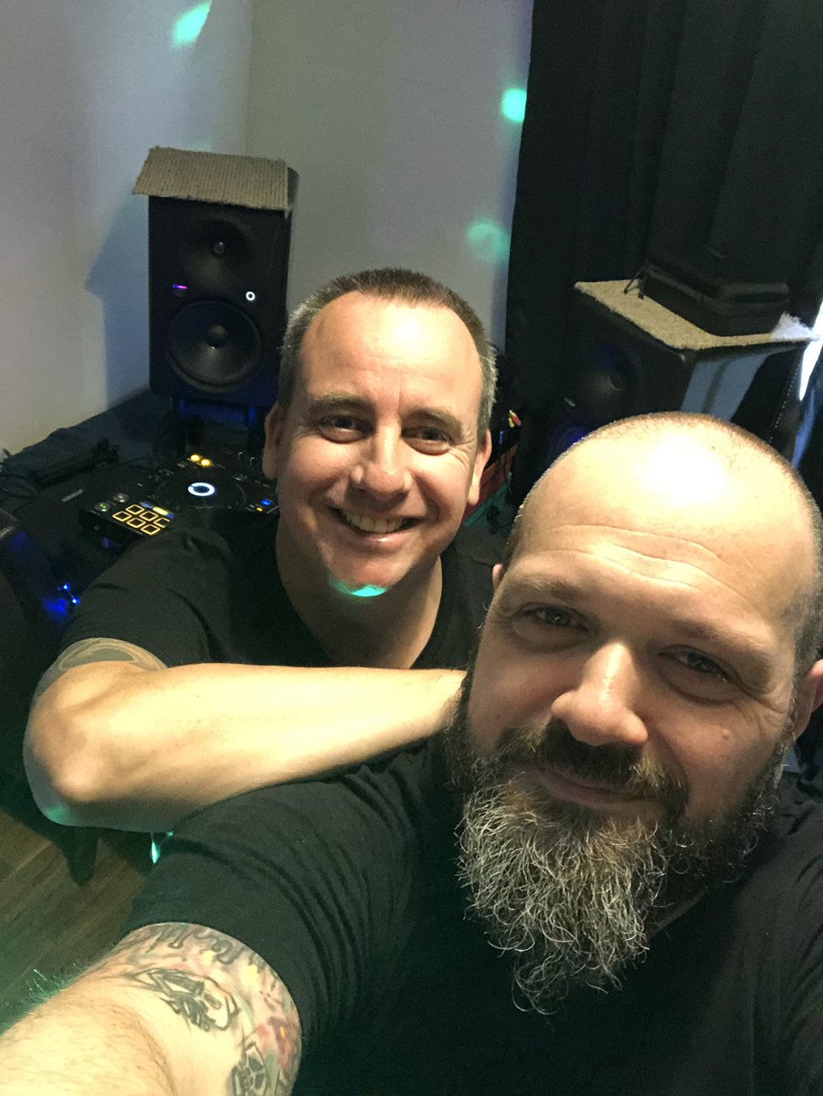 Recording a stream with my partner in crime <a href="/MarkjacksonDJ/">DJ Mark Jackson</a> for a charity event at the end of the month to honour Chris Hurley !!