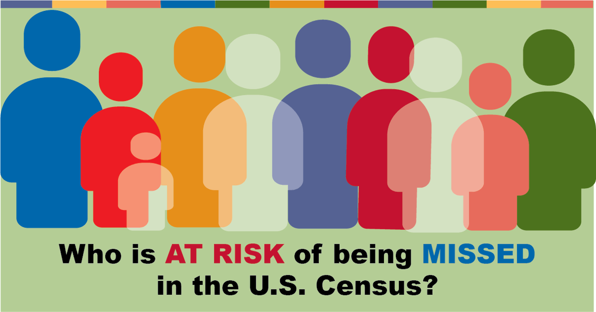 With the #2020census concluding a month early, several groups are at even greater risk of being undercounted. For #throwbackthursday, we're revisiting <a href="/JWascalus/">Jacob Wascalus</a> Insights article about three groups particularly at risk.  bit.ly/3fE7SSR