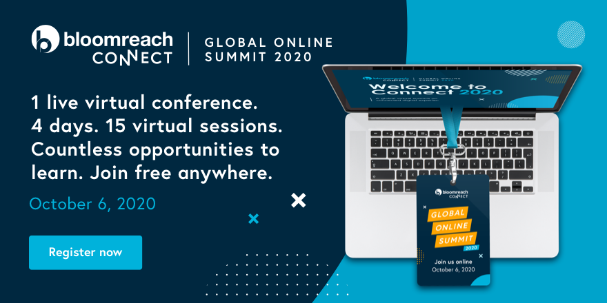 bloomreach_tm's tweet photo. #brConnect is back for 2020...with an online twist! We're streaming our digital experience summit on October 6. Inspiring keynotes, practical workshops, networking and entertainment await. Register to reserve your spot 👉https://t.co/rLWg8dOJ5c https://t.co/9wdHhkSw92
