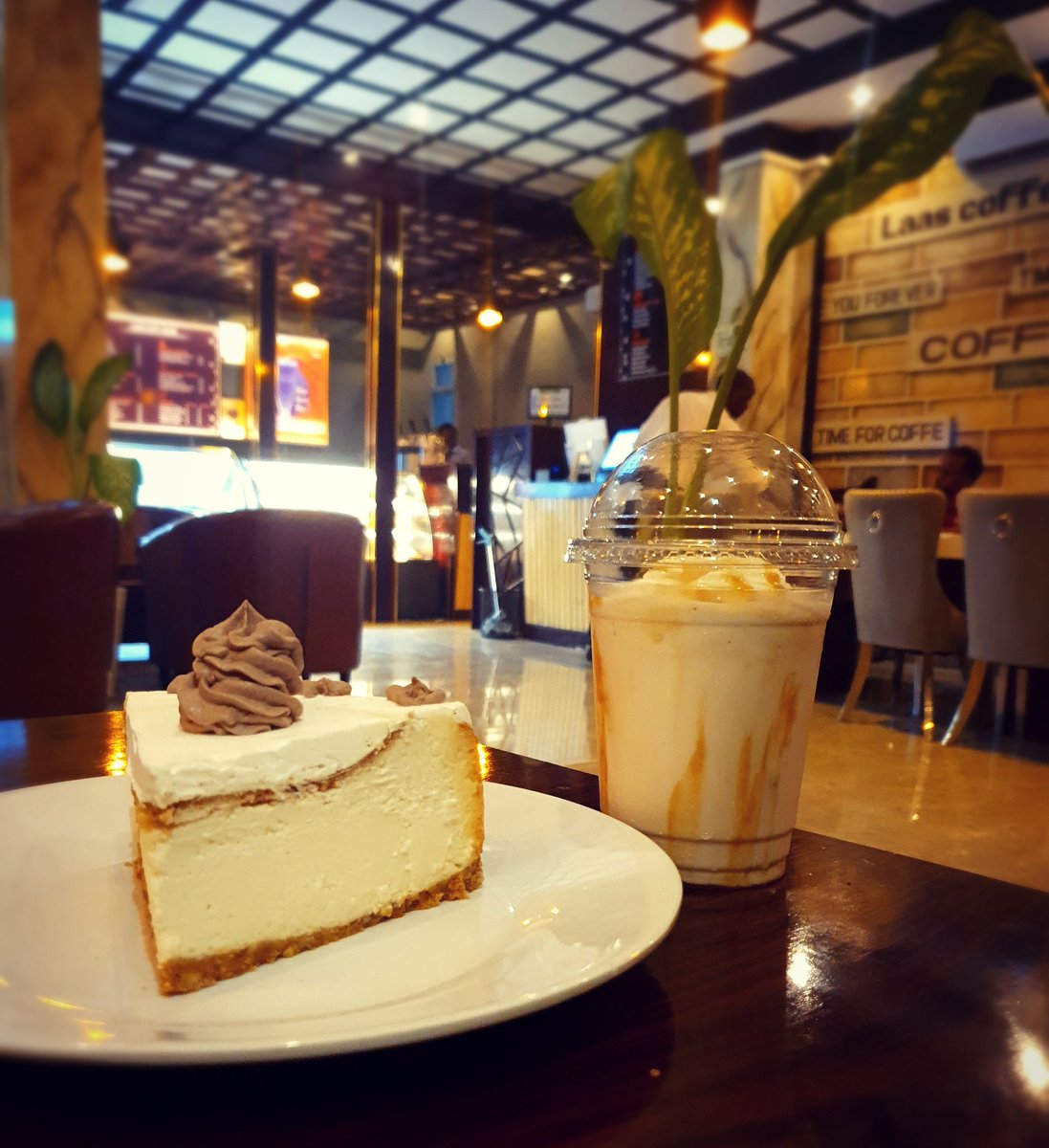LaasCoffee's tweet photo. Always remember stressed is just Desserts spelled backwards.
#cheesecake 
#laascoffee https://t.co/o1zddP59YA
