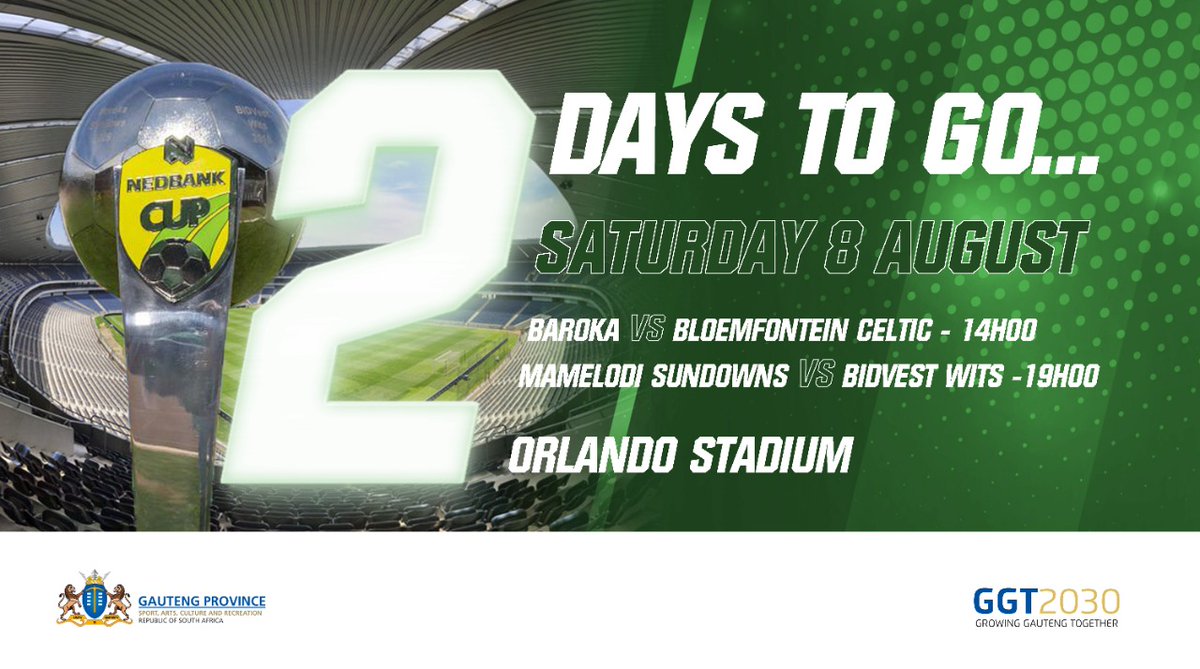 GautengSACR's tweet image. We are ready!

2️⃣ DAYS TO GO!!!

Welcome to Gauteng, the #HomeofChampions.