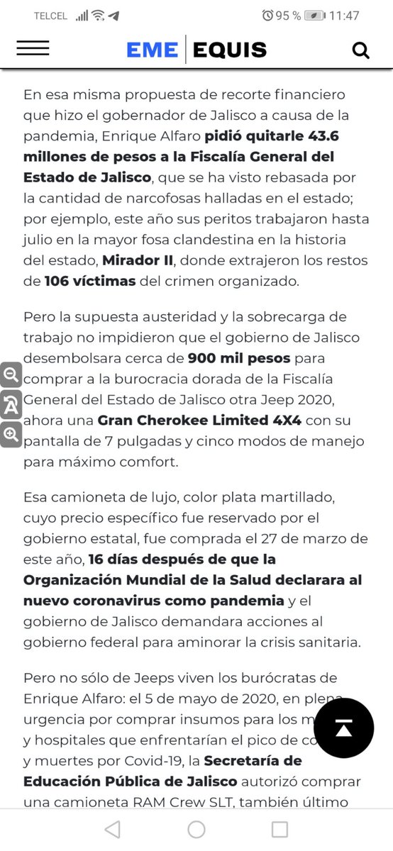 sofianosabia's tweet image. Vaya hipocresía, digna de los conservadores de está país. 
@EnriqueAlfaroR ha destinado millones de pesos para la compra de autos de lujo para uso de los funcionarios de su gobierno, mientras se queja y le exige a AMLO que le den más presupuesto. 

m-x.com.mx/al-dia/derroch…