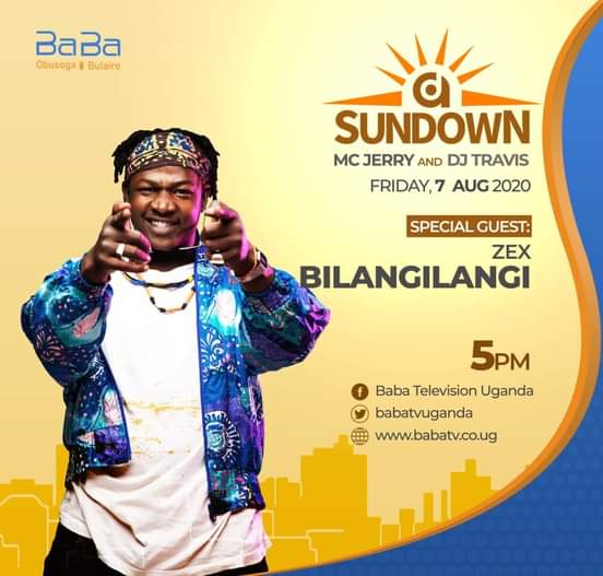 babatvuganda's tweet photo. #TheSunDownShow
Catch up the irresistible vibes from the fresh talents #Mcjerry and #DjTravus as they bring you #TheSunDownShow tomorrow starting at 5pm featuring #ZexBilangilangi and #AngellaKatatumba .@mckatsug @djtravus https://t.co/YH4qlVLOtp