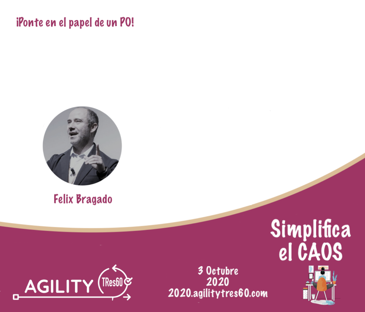 AgilityTRes60's tweet photo. ¿Te gustaría ser Product Owner por un día? ¿Quieres saber cómo priorizar un producto desde 0? ¡No te pierdas la sesión de @fbragado el 3 de Octubre! ¡Gracias Félix! #agilidad #productowner #productowners #scrum #scrumproductowner #SimplificaElCaos https://t.co/eViRsrgliG