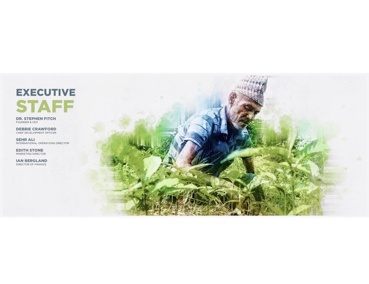 Nice work using my photos to help tell the story of @eden_reforest for their annual report.