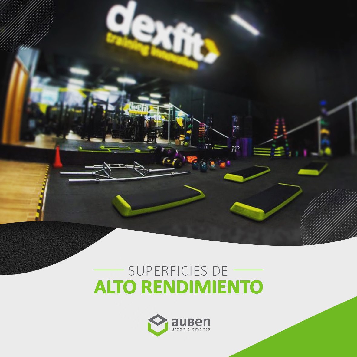 aubenbyqvic's tweet photo. ¿Ya conoces nuestras superficies amortiguantes? Ideales para utilizarse en tu proyecto de gimnasio y aptas para cualquier tipo de entrenamiento.
Contáctanos hoy y deja tu proyecto en las manos de los expertos.
https://t.co/l7ZdjBBVIm | https://t.co/Y0ZEmJ8sPs https://t.co/3AYGsUTgWN