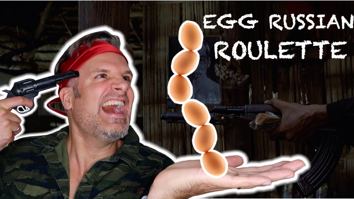 Mr_H_YouTube's tweet photo. Russian Roulette with EGGS !!
CLICK: https://t.co/mLqKbb6uL5
๐ฅ๐ฅ๐ฅ๐ช๐คฏ
#challenges #ChallengeAccepted #Challenges #RussianRoulette #eggchallenge #eggprank #withegg #challengeme https://t.co/i4JbhbYcGJ