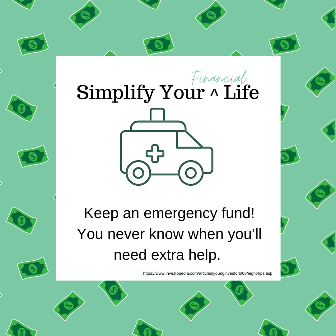 MyWealthyHabits's tweet photo. Keep an emergency fund! You never know when you’ll need extra help. Keeping an emergency fund at all times makes it easier for you when a rainy day comes. #NationalSimplifyYourLifeWeek #Finance #EmergencyMedicine #savings https://t.co/NpEYveSl2n