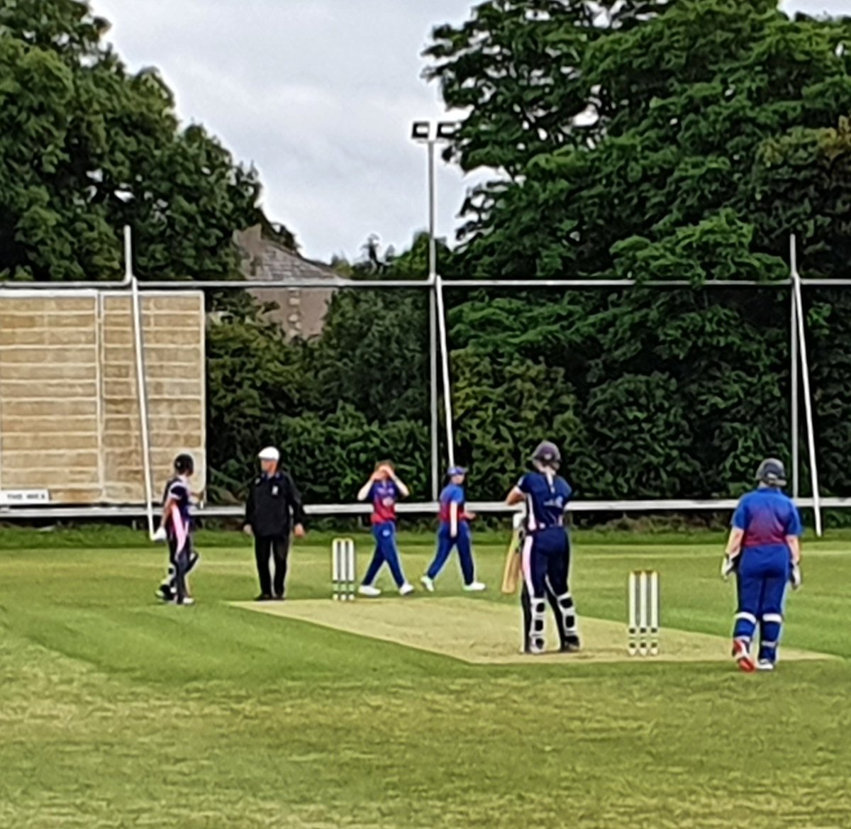 With Gaby Lewis 92* (16×4,2×6) and sister Robyn 18* YMCA are 135/1 off 16 against Clontarf
