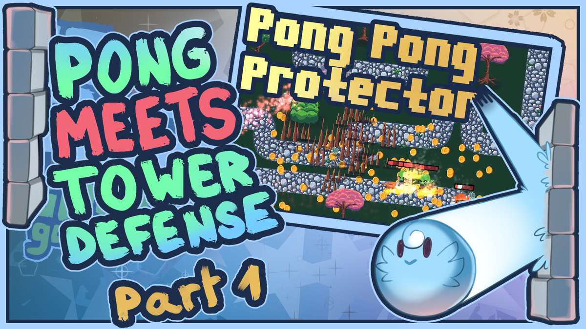 Kwisartz's tweet photo. Today, I'm playing Pong Pong Protector (or PPP), @matthavik's game for the #gm48!
I had to split this one in two parts...
https://t.co/V4HRQZewU5

#youtube #pong https://t.co/OzxPFFlbS3