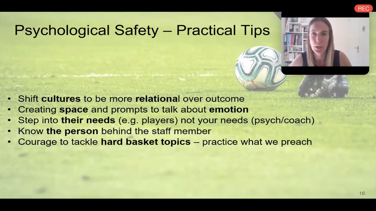 ciaranjkearney's tweet photo. With #ReturnToPlay on our doorstep, this webinar on psychological safety in sport was timely and stimulating. Thanks to @SportingSuccess & Chris Marshall for sharing insights and ideas and to @BPS_DSEP & @basesuk for hosting. #CPD #EdgeAhead https://t.co/s8oGpPmrcD