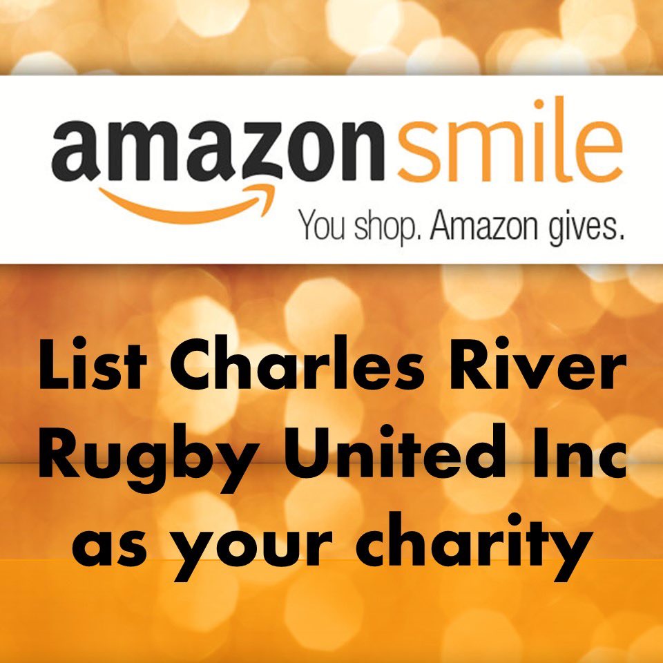 Shopping Amazon? Try using smile.amazon.com and selecting Charles River Rugby United Inc as your charity to donate back to your favorite Rats! App users can follow the instructions here: amazon.com/b?ie=UTF8&node…