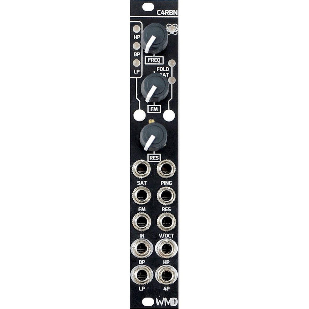 MatttechModular's tweet photo. New @wmdevices C4RBN multimode filter in stock! 4/2-Pole State Variable Filter with input saturation, output wavefolding & more. From nice and clean filter sounds to screaming, squelchy, acidic mayhem https://t.co/5qV8WzEBQx #eurorack #modularsynth #wmdevices https://t.co/sNmeHYWBCq
