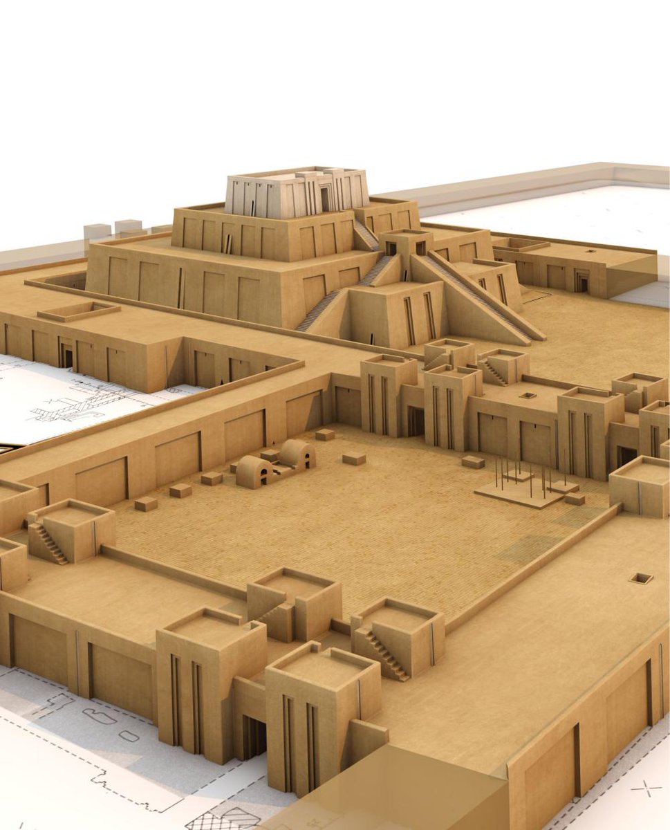 Modeled reconstructions of the city of Uruk, Sumer, from the Deutsches Archäologisches Institut: