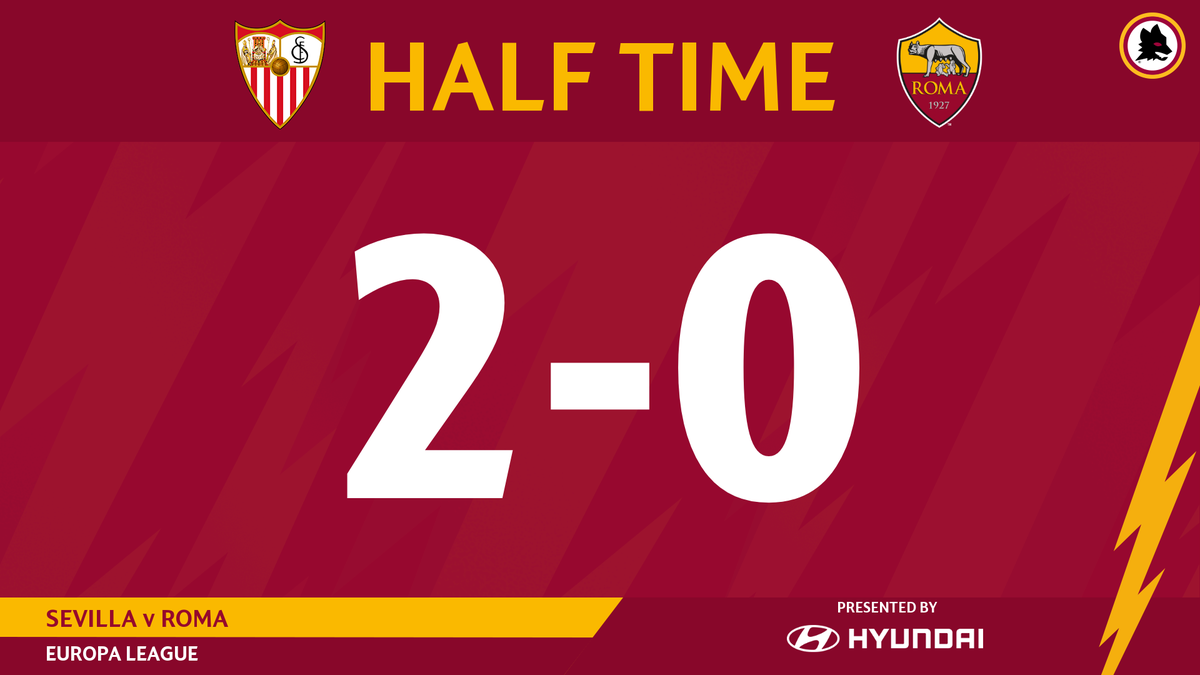 ASRomaEN's tweet photo. Half-time at the MSV-Arena.
  
#ASRoma #UEL #SevillaRoma https://t.co/8hekaM7M1G