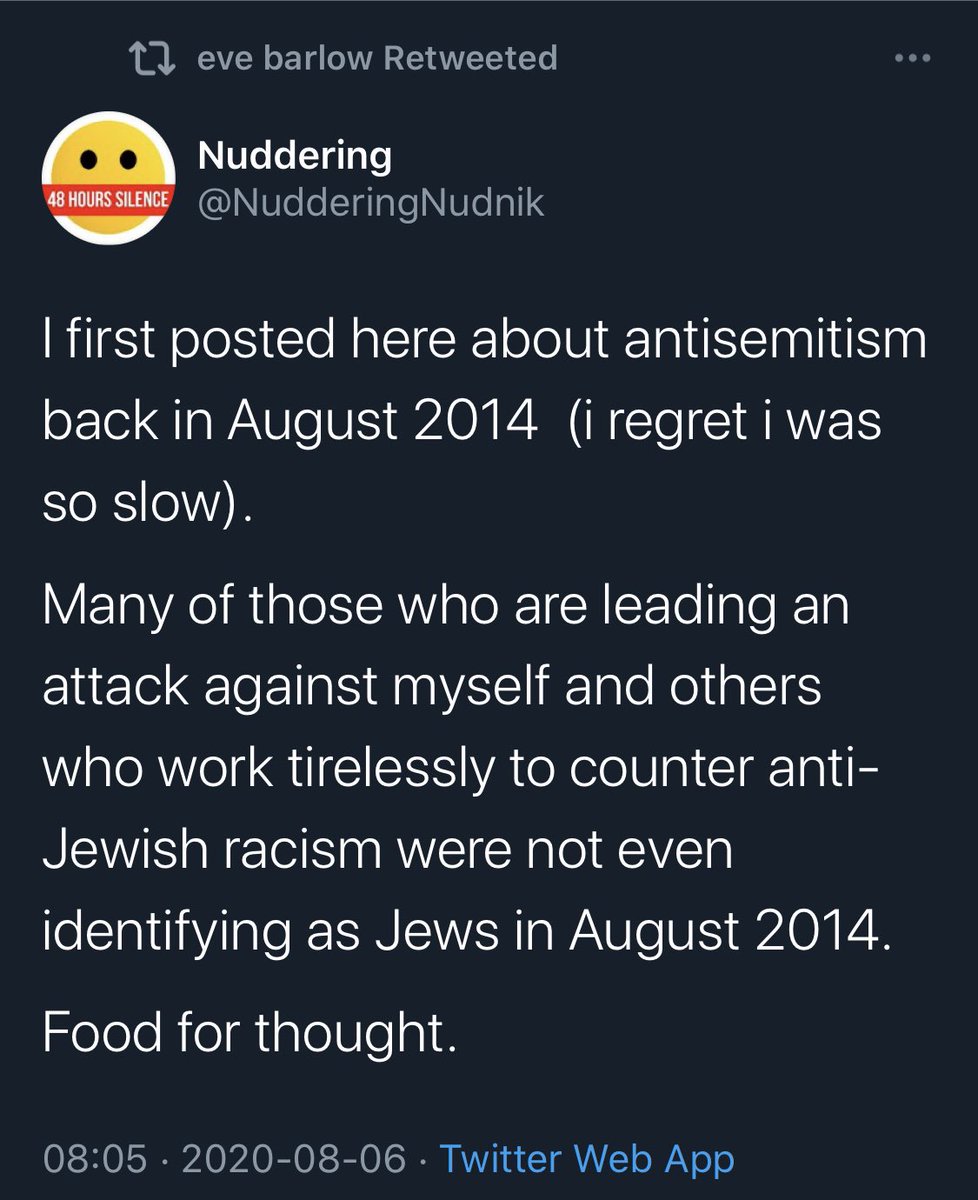 ...and then goes on to insinuate that their Jewish critics are either recent converts or assimilated secular Jews who only recently embraced their Jewishness, implying that this would render their opinions less legitimate than her own.