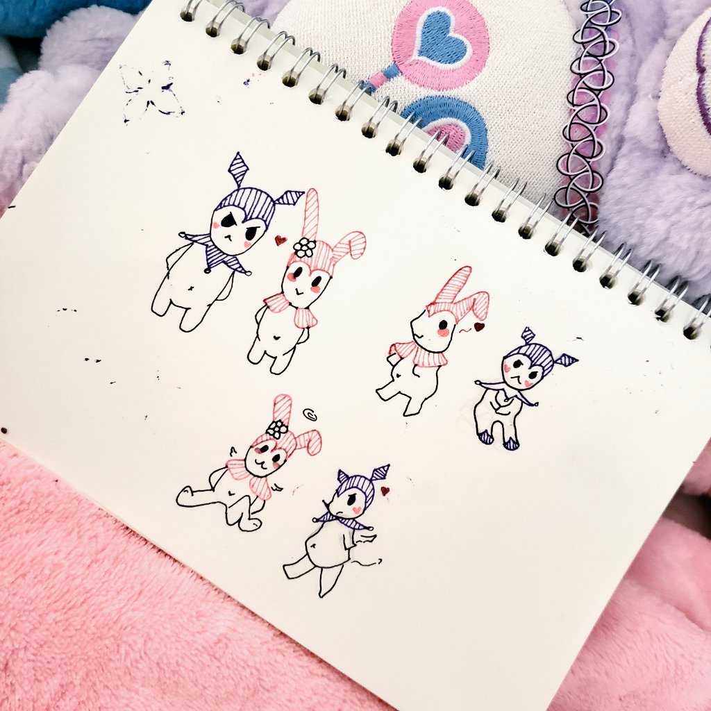 cry_stalsoda's tweet photo. 🍥 Kuromi &amp; My Melody doodles 🍥 https://t.co/SMu8vTjwIi