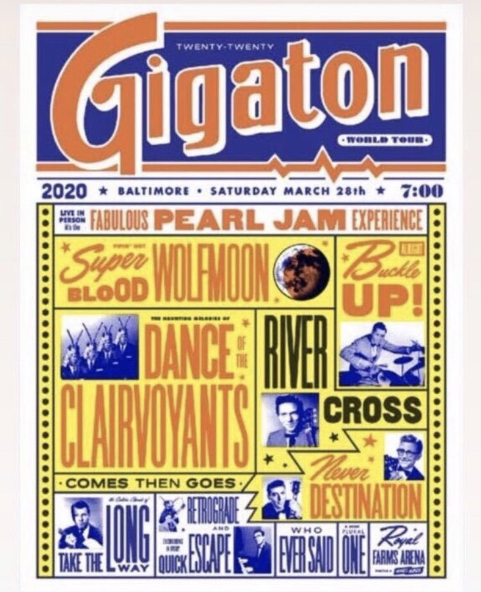 JeffAmentsArmy's tweet photo. Digginโ hard on the #PJBaltimore poster for the #2020gigthatneverwas by @amesbros and wondering which poster you like....
#pearljam #gig #poster #rockandroll #rockandrollshow https://t.co/vFGkXVzam3
