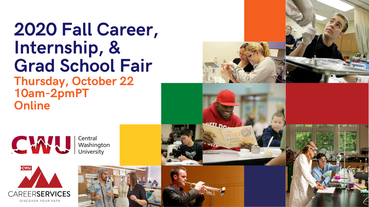 CWUCareer's tweet photo. Coming this fall... Stay tuned for details! #CWUFallFair #CWUCareer #CWUVirtual https://t.co/G4D8YEF5jM