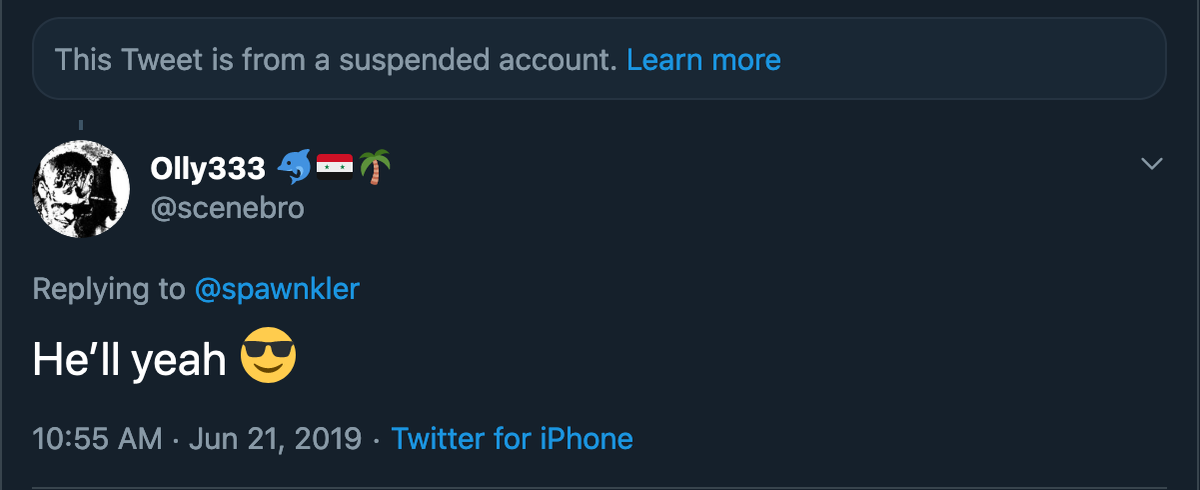 Looking at his timeline, it looked interesting. Of course, we know now that "Vic Mackey" is really Andrew Casarez of Orangevale, CA. https://twitter.com/anonymouscommie/status/1280706291292397568 https://accollective.noblogs.org/post/2020/07/07/vic-mackey-of-the-bowl-patrol-identified-as-andrew-casarez-of-orangevale/But check out some of @/scenebro's posts: