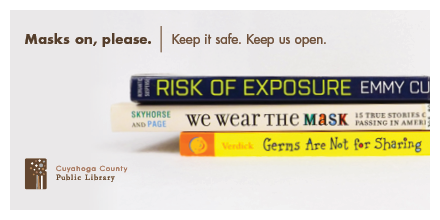 CuyahogaLib's tweet photo. #MasksOnOhio #KeepItSafe #KeepUsOpen
Learn more: https://t.co/6pwQqGHvPK https://t.co/XElgvcaKC7