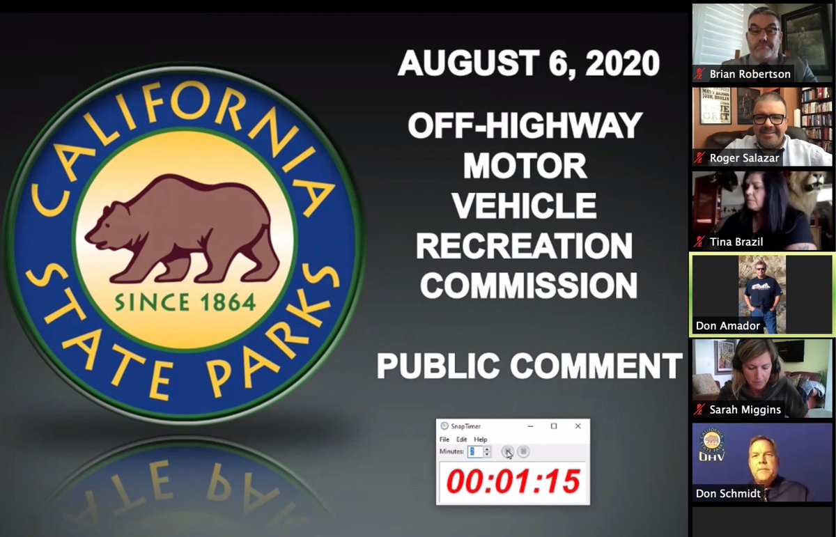 RogerSalazar's tweet photo. Excited to be taking part in my first @CAStateParksOHV Commission meeting as a Commissioner today. #OHMVR https://t.co/WeieKXw9FE