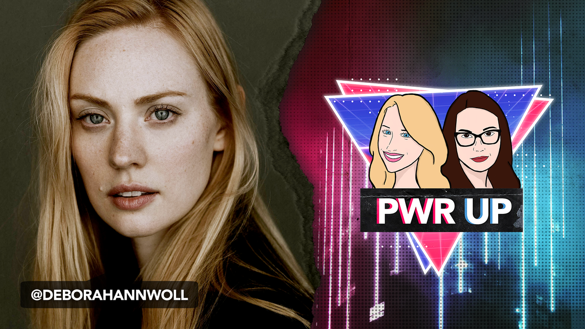 maudesbookclub's tweet photo. GUEST ANNOUNCEMENT! We've got the fantastic @DeborahAnnWoll joining @maudegarrett, @thatgrltrish &amp; @amycassandramtz on PWR UP! 

You know her from #Daredevil #TrueBlood #ThePunisher and more! 

See you over on https://t.co/B13JrOLrl0 TOMORROW (FRIDAY) at 4pm PT! https://t.co/jj3ZXH1roE