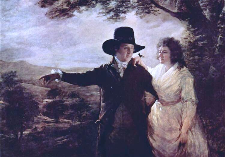 Scottish artist Henry Raeburn painted middle aged love in 1791 in his Sir John & Lady Clerk of Penicuik. It’s considered his masterpiece & in the National Gallery of Ireland . @NGIreland