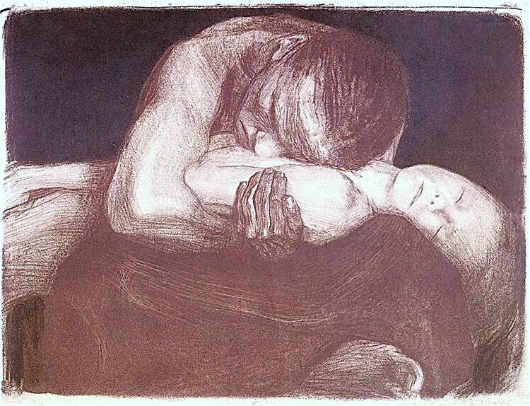 Käthe Kollwitz is an artist who touches one to the core. Her pictures of lovers are deeply moving & urgent. However it is her depiction of a mother’s love that is triumphant! If I could only have one artist, I’d choose her.