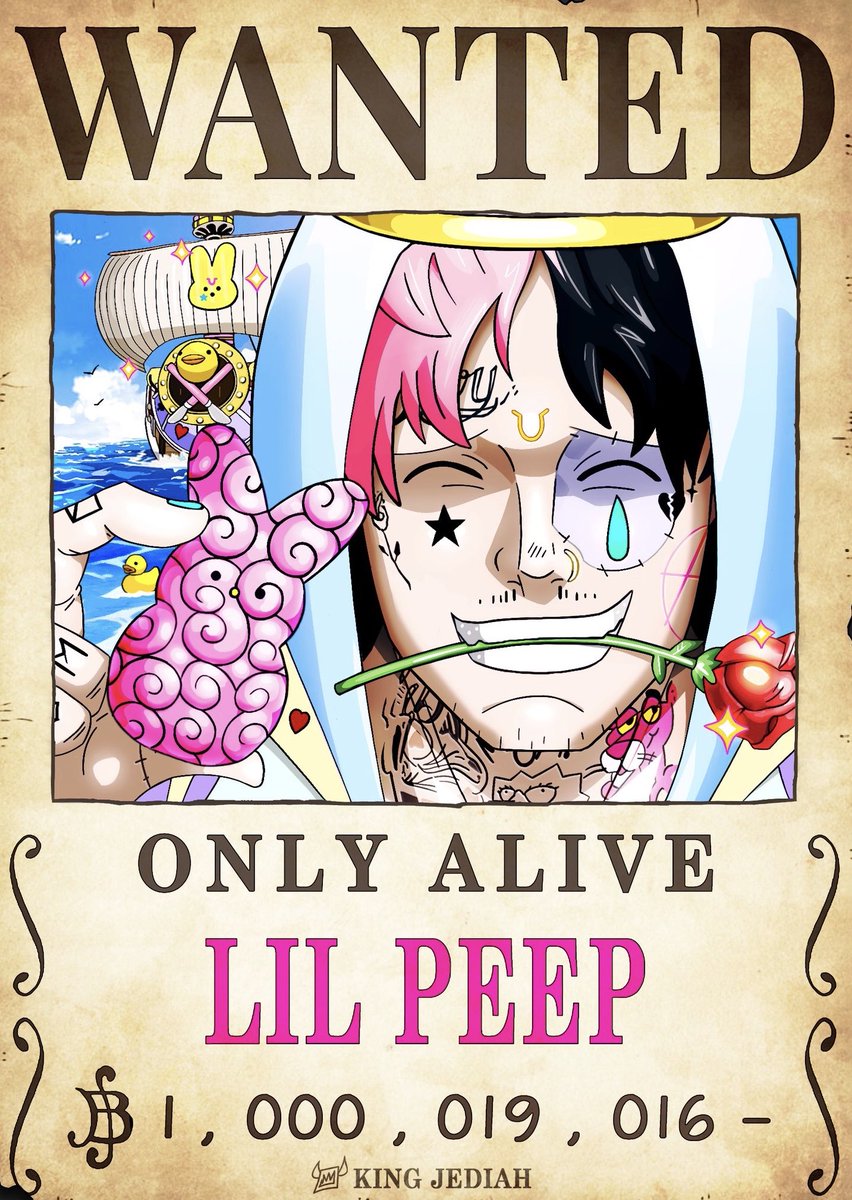 One Piece Bounty Poster Pigura