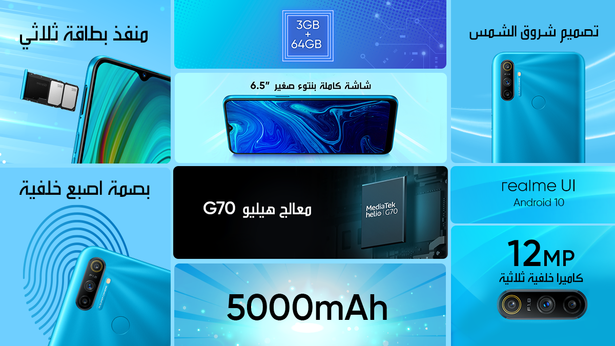 realmeSaudi's tweet image. إذا كنت من محبين الألعاب ، فإن realme C3 هو الأفضل 
. تحقق من  المميزات الرائعة واحصل عليه الآن! 🔵
3+64GB: SAR 549
 * السعر يشمل 15٪ ضريبة القيمة المضافة

#realmesaudi #realmeC3 #Triplecamera #Massivebattery