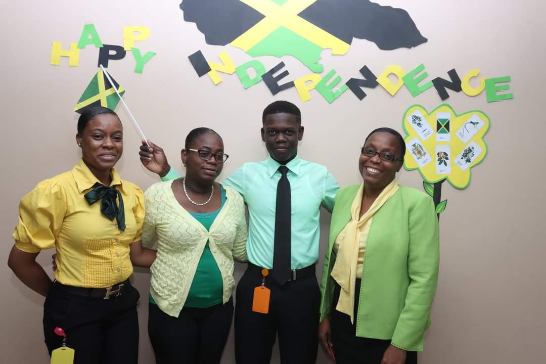 firstglobalbank's tweet photo. #ScrollLeft Our emanci-pendence celebration was recharged by our team all week long! We are truly  proud to be Jamaicans, out of many ,one FGB ! #StrongerTogether #HappyIndependenceDay #Jamaica58
Visit our Facebook page for full album. https://t.co/5Rwbd1c2g5
