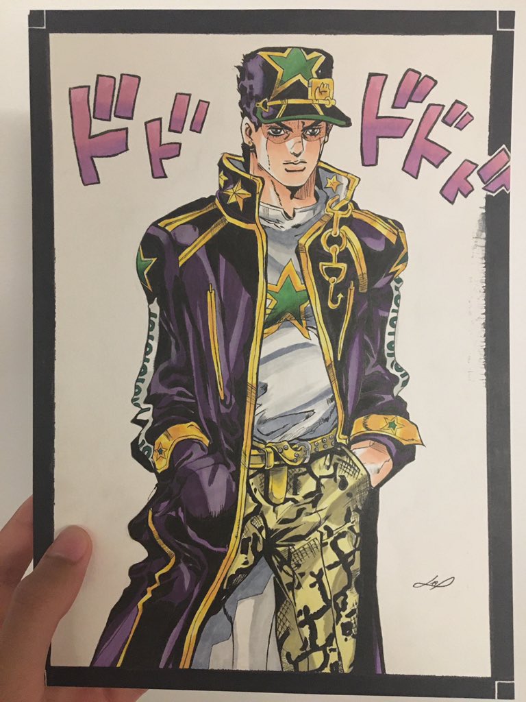 CapRogers33's tweet photo. Cet homme est le flow incarné,

空条 承太郎

Dessin de Jotaro Kujo ! https://t.co/t8bfQLh0Jc