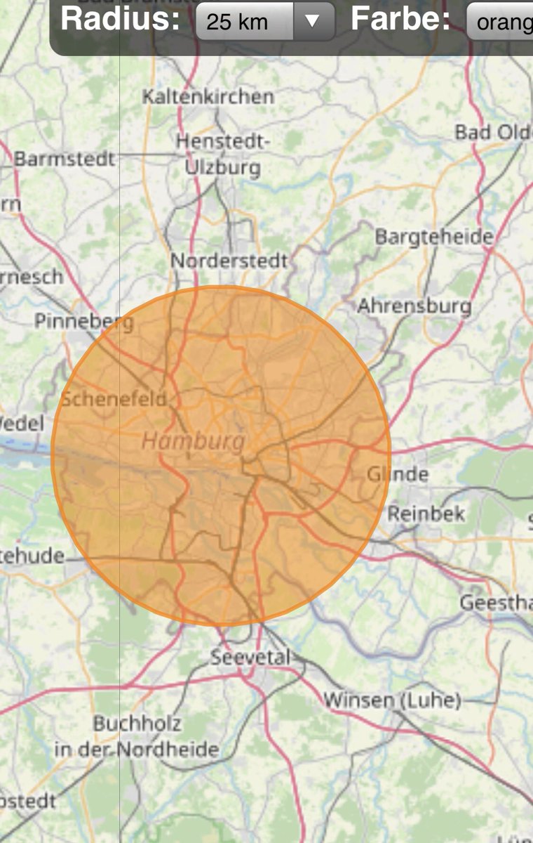 25 Km Radius - With The New 25km Radius Introduced From Roving Refills ...