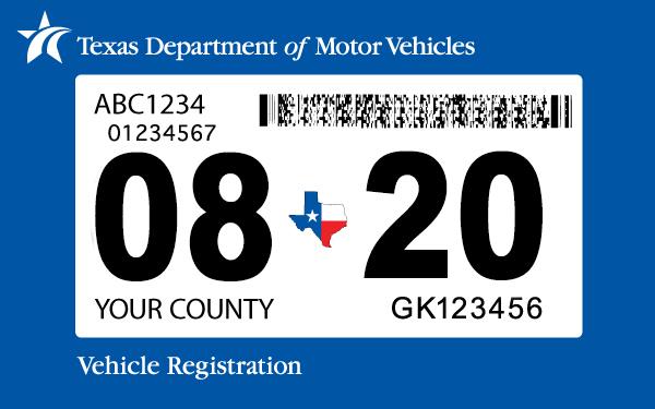 TX Dept of Motor Vehicles ReminderDoes your vehicle registration expire this month? Please read the following information carefully:1/6
