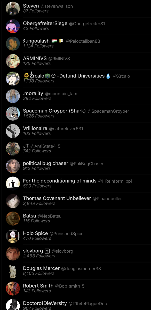 He also used the screen name "Olly" sometimes when he had previously tweeted as @/terrorwavebb. He had liked/commented on posts by known Bowl Patrol types, like "Mosin-Nagant."  https://web.archive.org/web/*/twitter.com/terrorwavebb/*In fact his current lists are full of Nazis, racists and fascists.