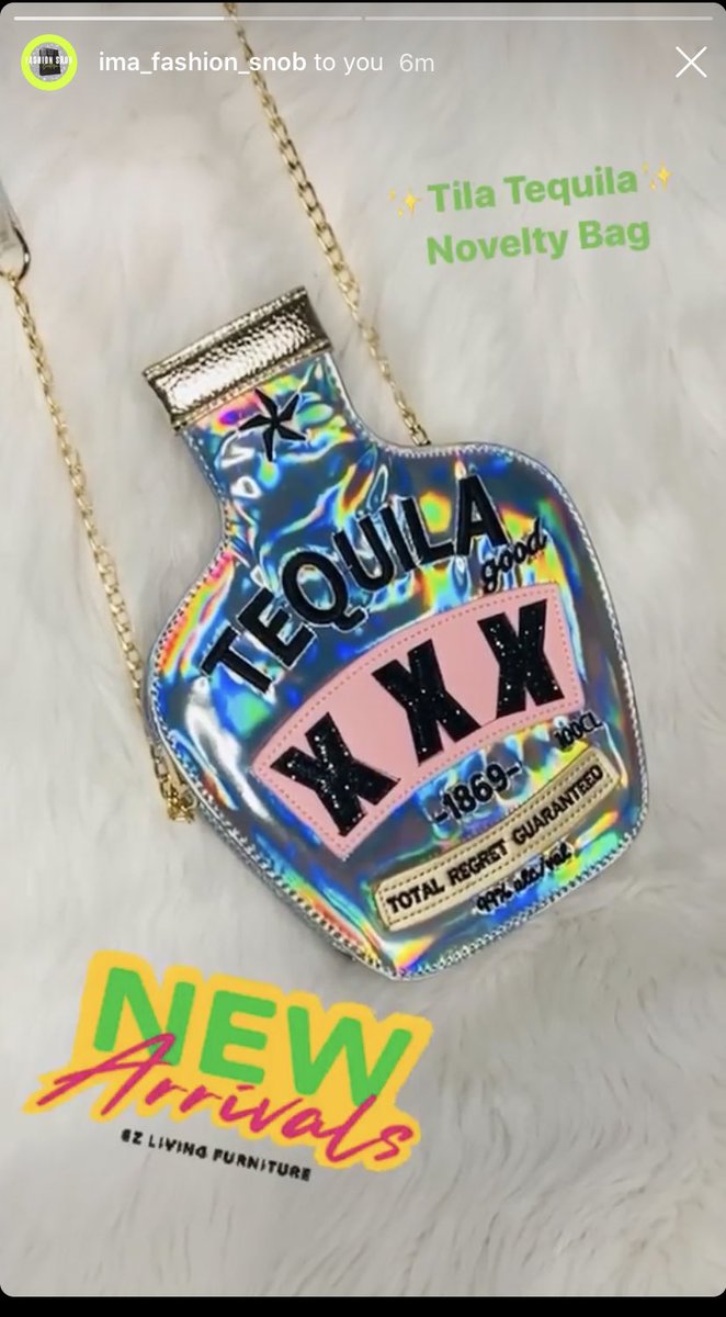 JahStr8NoChasaa's tweet photo. 🔥🔥🔥🔥🔥🔥🔥🔥#FashionSnobBoutique IN STOCK &amp; available for purchase at https://t.co/kB0mCKyL1p 💚🛍 #BlackOwnedBusiness #Handbags #BlackOwnedBusinesses #BlackWomenFlexin #Tequila #FashionSnob https://t.co/52wJQjVRHs