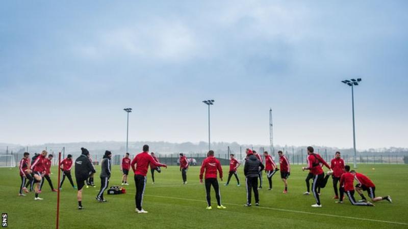 BBCSportScot's tweet photo. Eight Aberdeen players self-isolating amid coronavirus lockdown.

More here ➡️ https://t.co/8UZic9S7tM https://t.co/HoFUAT9y8P