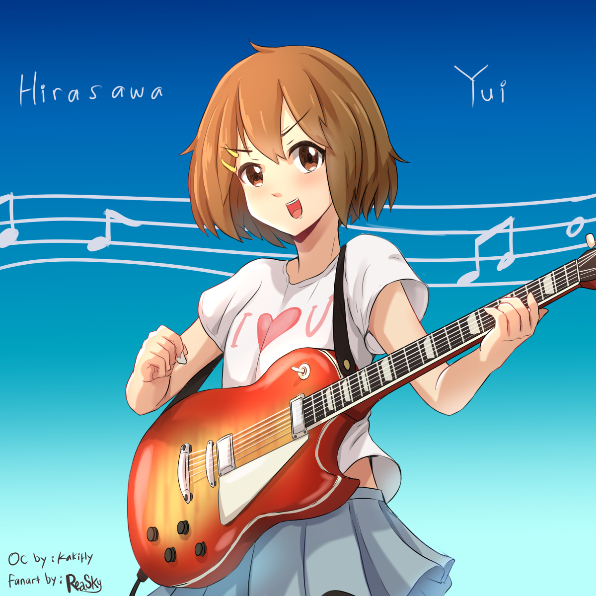 ReaSky74's tweet photo. Yui Hirasawa and Gittaa #平沢唯 #K-ON #けいおん! #waifu #cover #Life_school #K-ON!! #Guitar #fanart https://t.co/Qsa4acpbGq https://t.co/Qp2Iv4DlAH